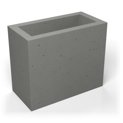 Donica betonowa prostokątna 30×60×50 cm
