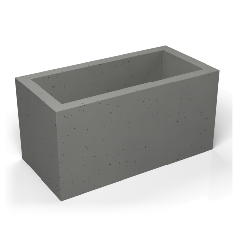 Donica betonowa prostokątna 40×80×40 cm